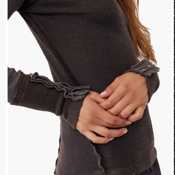 New We the Free Freya Mock Neck Thermal Top - Picture 4 of 11